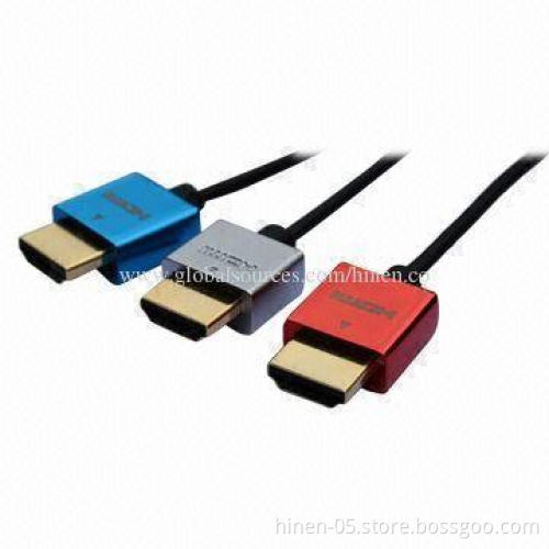 Colorful Ultra-slim HDMI Cables, 2.8mm OD, Ethernet 1.4 Version